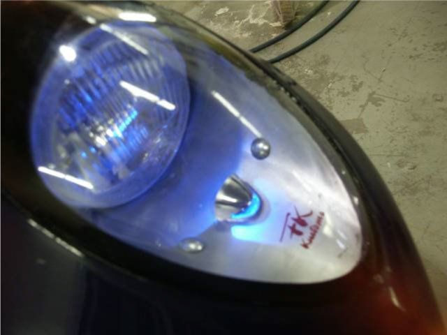 Blue car