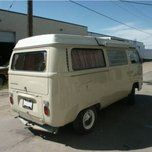 White van from behind