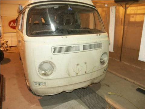 White van, front view