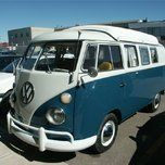 Two-tone Volkswagen van