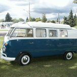 Two-tone Volkswagen van
