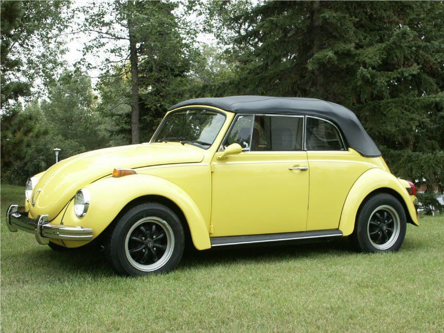 Yellow and black car