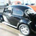 Black car from behind