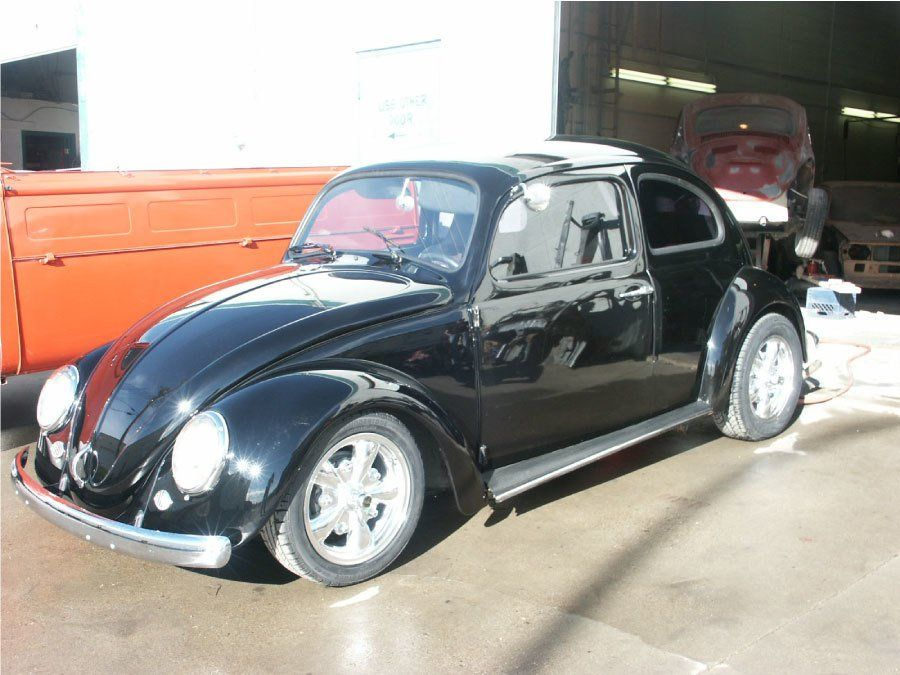 Black car from the front