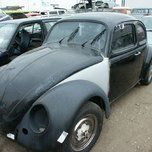 Black car from the front