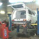 The garage