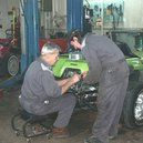 Technicians at work