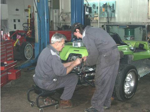 Technician at work
