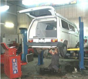 Technician at work